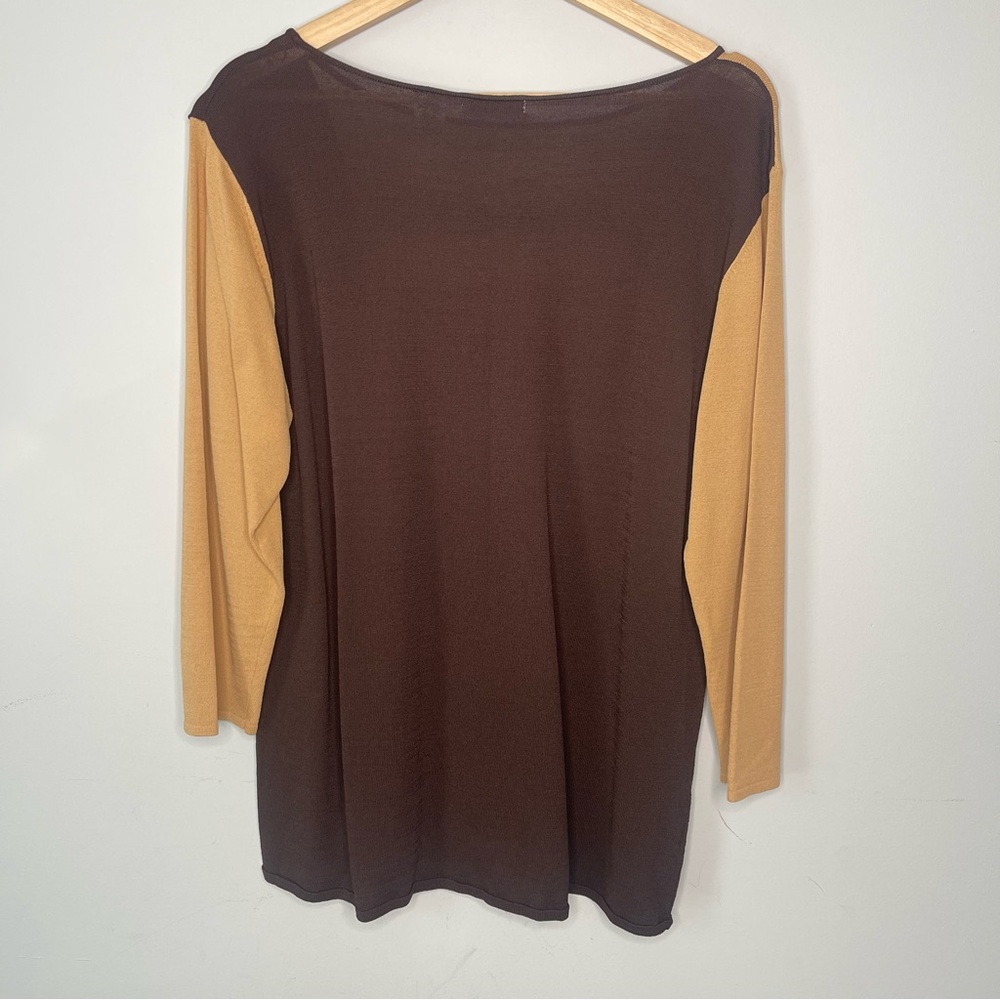 Laura Ashley Crew Neck Long Sleeve Sweater (X-Large) - Picture 4 of 5